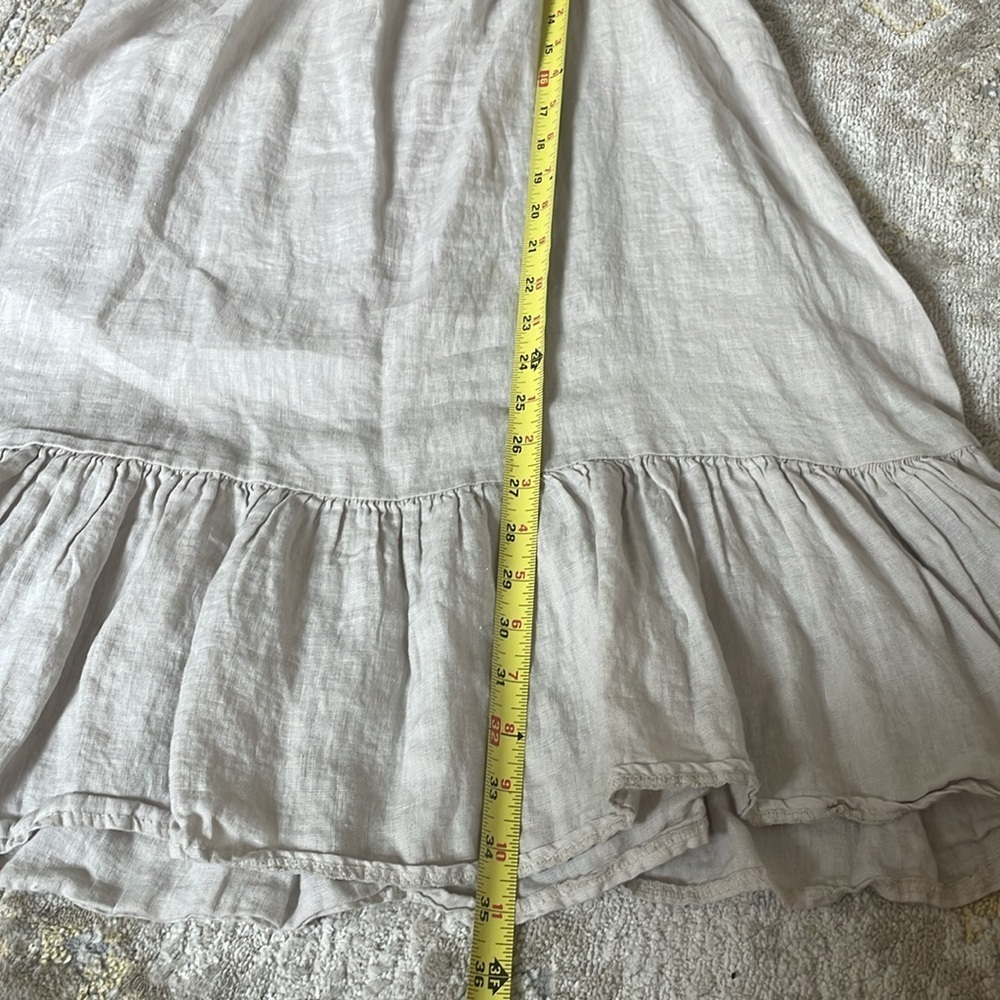 Bellambia Made in Italy Linen Ruffle Dress - Picture 10 of 11